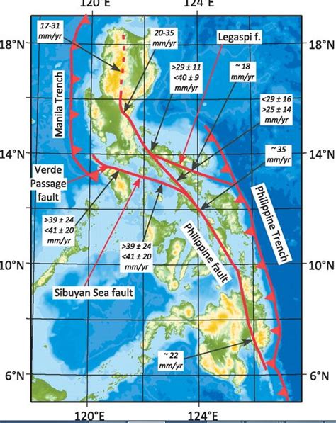 earthquake fault lines in philippines.
